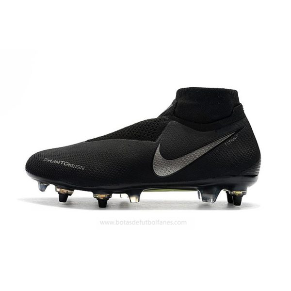 Nike Phantom Vision Elite DF SG PRO Anti Clog Negro Plata